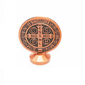 Men's St.Benedict Exorcism Religious Tabletop Decor Catholic Roman Cross Christian Crafts Decoration Metal Durable Custom Logo