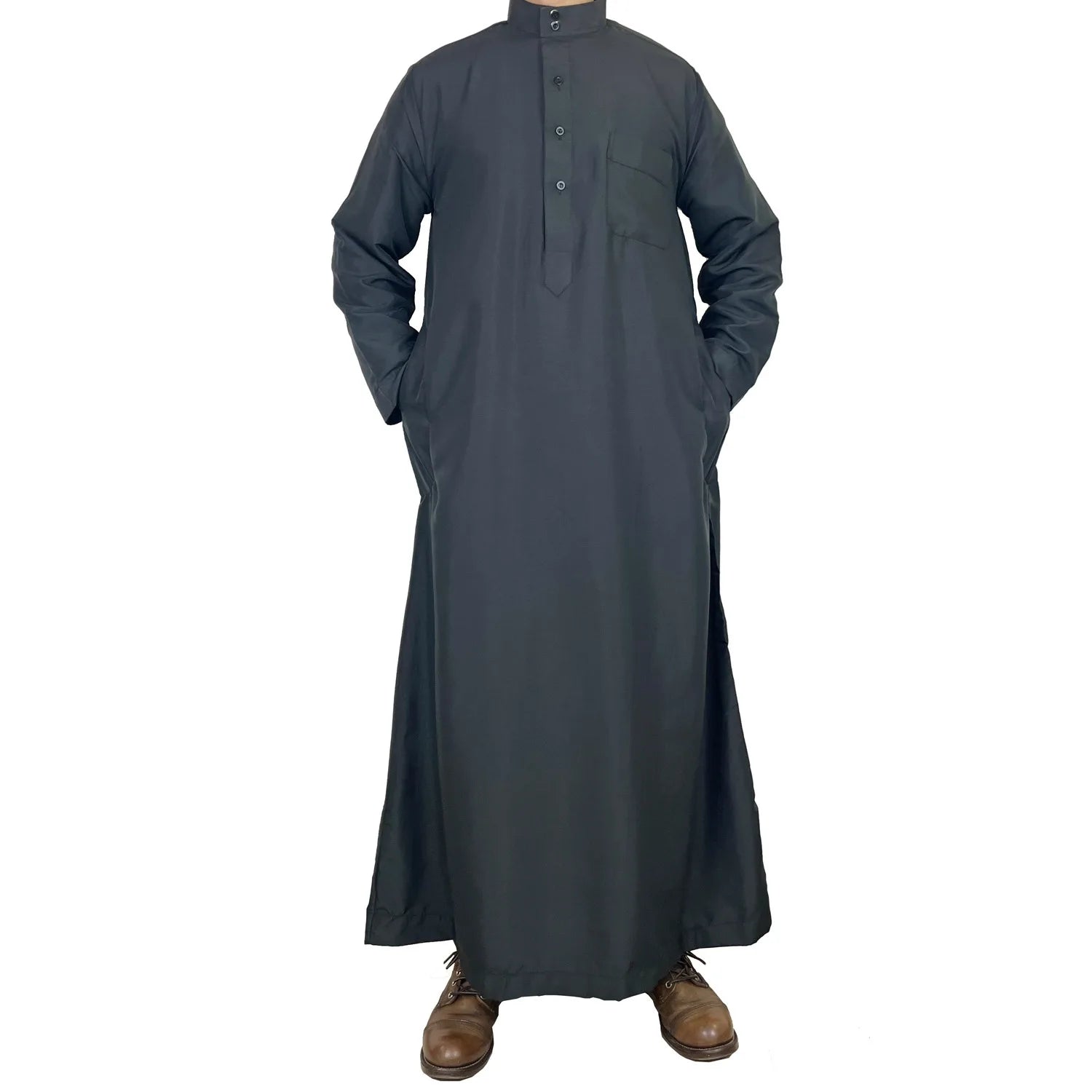 Islamic Eid Long Dress Men Dubai Qatar Saudi Arabia Kaftan Muslim Men Arabic Robes