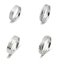 925 Pure Silver Simple Rings Band Ring S925 Silver Jewelry Beautiful Couple Ring Wholesale Fine Jewelry