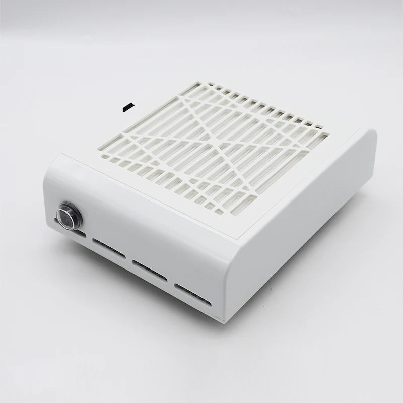 Hot Selling 60W Powerful Nail Vacuum Cleaner Extractor Machine Salon Electric Suction Nail Dust Collector USB Charging Quick-Dry