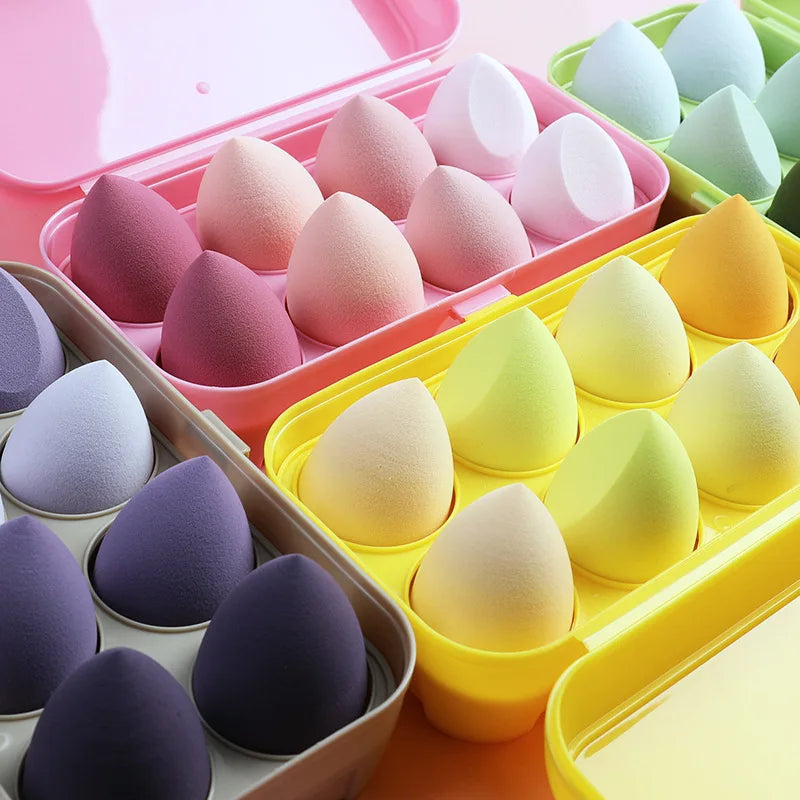 Wholesale Hydrophilic Foam Face Cosmetic Puff Make up Foundation Blender Beauty Soft Makeup Sponge Set Cheap Make up Sponge Bluk