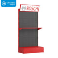 Heavy-Duty Multi-Functional Metal Electric Tool Rack Pegboard Display Stand with Accessory Storage Wall Rack for Store Use