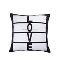 New Arrival Valentine's Day Personalized Logo Printed Panel Pillow Cover Sublimation Love Pillow Case