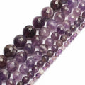 Hot Sale 4/6/8/10/12mm Natural Faceted Purple Amethyst Stone Semi Gemstone Loose Beads for Jewelry Making Necklace Bracelet MegaBDM