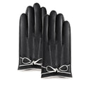 Wholesale Thermal Sheepskin Guantes Touch Screen Women Leather Gloves in Winter
