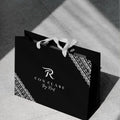 Luxury Handle Boutique Shopping Packaging Customized Printed Euro Tote Paper Bag Custom With Logo
