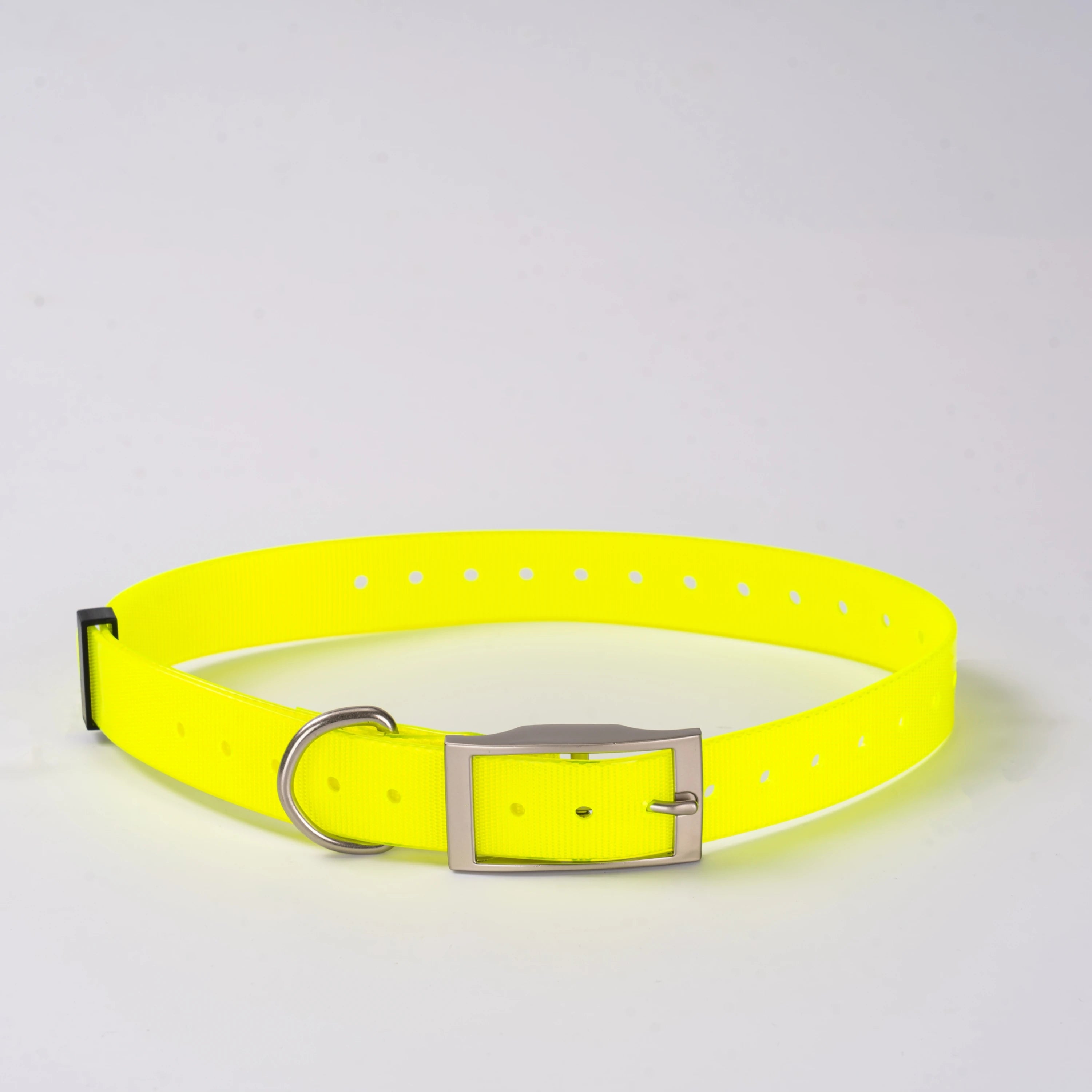 In Stock Solid Pattern TPU Dog Collar Wholesale Pet Airtight Leather Collar Available in Dollar Sizes