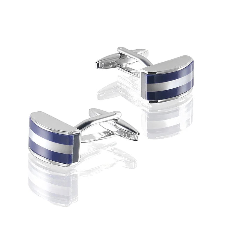 Wholesale Mother Pearl Agate Stone Elegant Cufflinks Custom Mens Suit Shirt Fashion Accessory Wedding Tuxedo Trendy Jewelry Gift