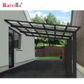 Modern Outdoor Car Carport Style Car Parking Garage Shelter with Polycarbonate Roof Simple Metal Aluminum Acrylic Aluminium