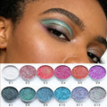 Wholesale Custom Chameleon Glitter Eyeshadow Long Lasting Waterproof Duochrome Private Label Shimmer Powder Makeup for Eyes