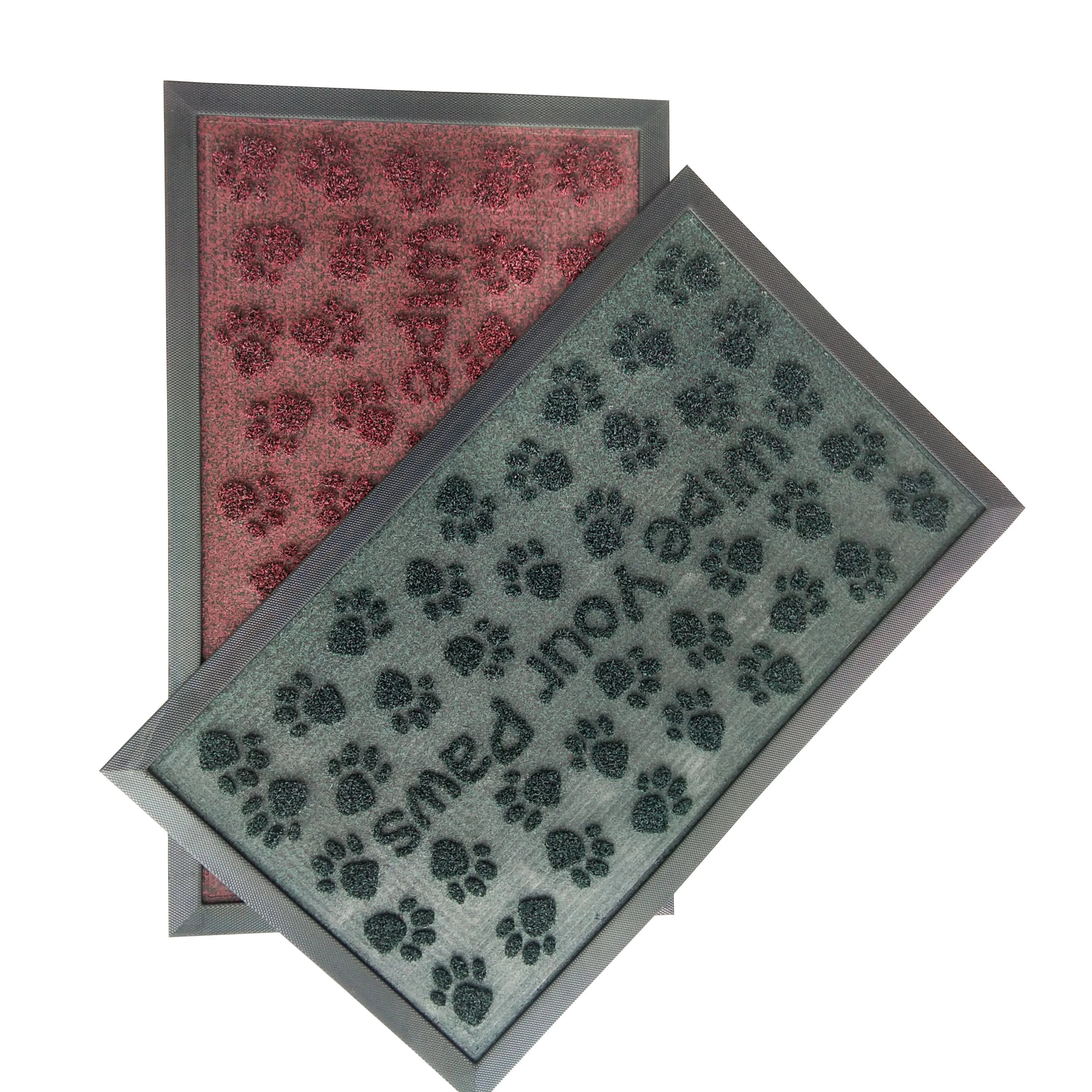 Factory Custom Extra Durable Heavy Duty Outdoor Welcome Rubber Carpets Door Mats Coir Doormat
