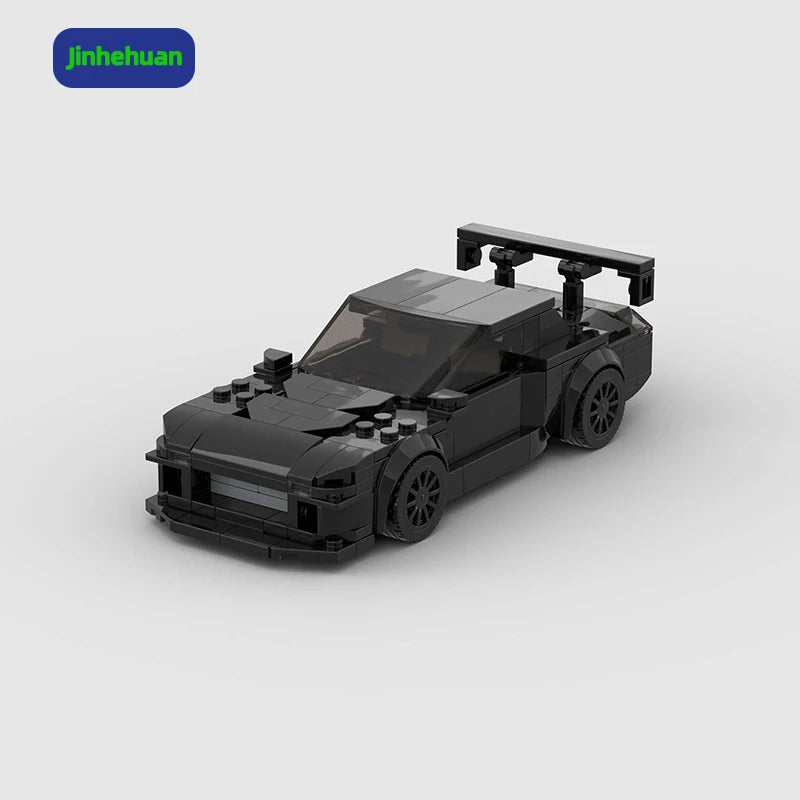 Best Price Kids Moc Brick Toys Black Building Blocks Sportcar for Kids Toys Car Building Block Sets