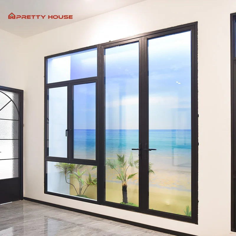 Modern Indoor Glass Soundproof French Doors for Bedrooms
