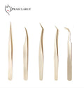 Lash Tweezer Stainless Steel Nipper Anti-static Tweezers for Eyelash Extension Makeup Tools Pincette