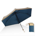 Wholesale Flat 5-fold Mini Gold Oil Painting Sunscreen Umbrella Parasol Rain or Shine Dual-use Anti-ultraviolet Sun Umbrella