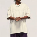 Street Wear High Street Unisex Oversized Graphic T-shirt Knitted Polyester/Cotton 350Gsm