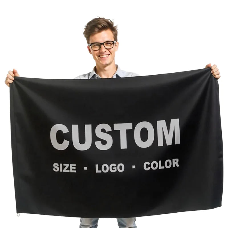 Custom Small Flags Digital Printed Polyester for Weddings & Parties Personalized Designs Small Orders Accepted