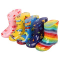 Kids Rain Boots for Children Cute Cartoon Animal Water Shoes Protector Waterproof Boots Pvc Plastic Rain Boots for Girls Boys