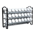 3 - Tier Spice Jar Rack Set Organizer for Countertop Cabinet or Wall Mount Jars Available
