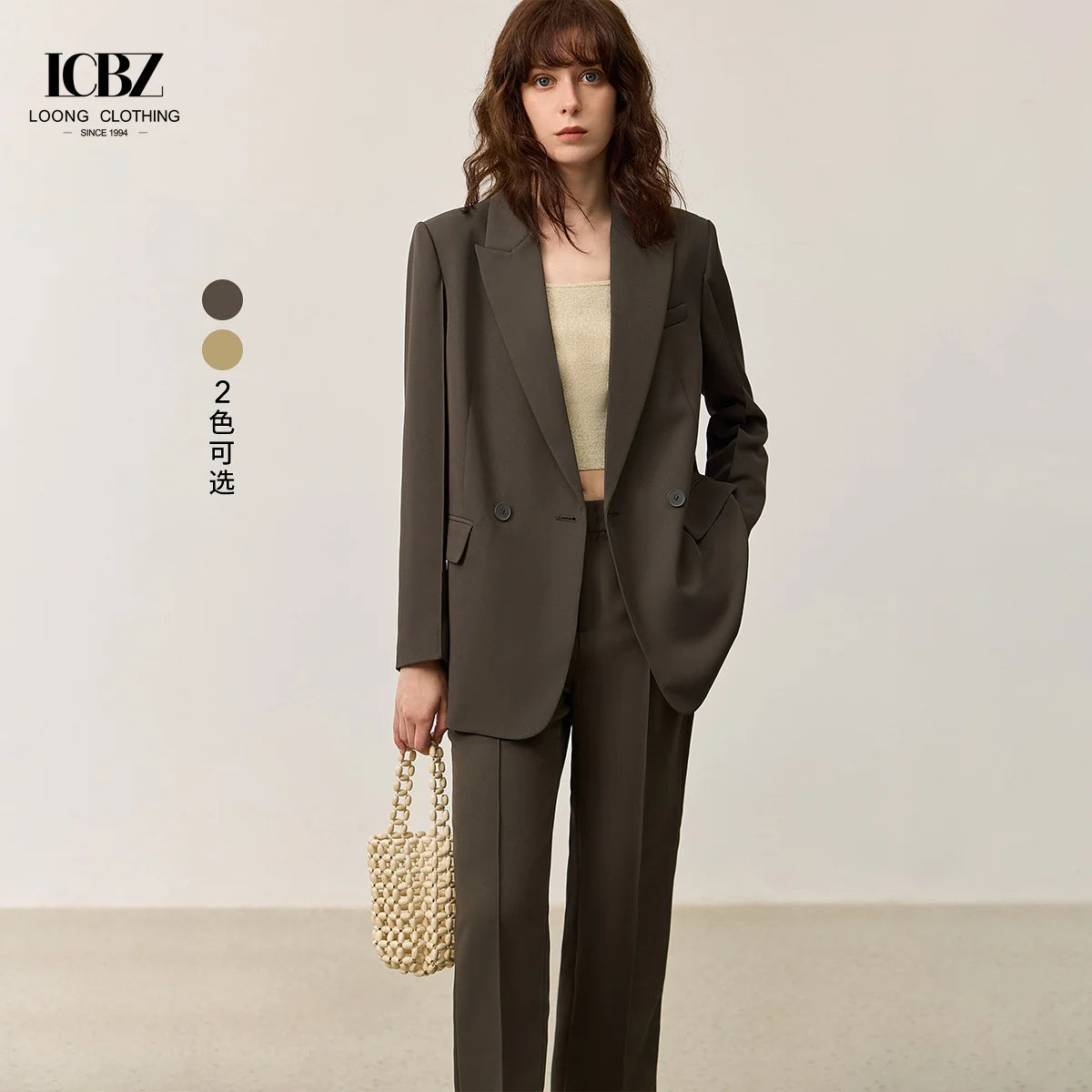 LCBZ New Women'S Clothing Casual Urban Business Commuting Fashion Simple Temperament Advanced Suits Women'S Suits