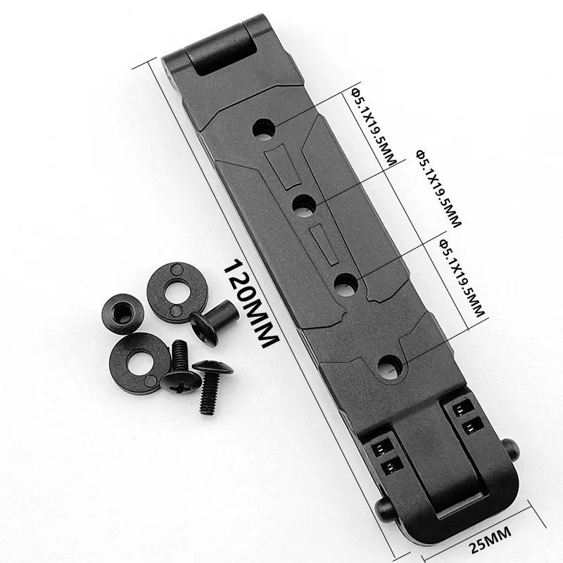 MOLLE-LOK Scabbard K Sheath Waist Clip Scabbard Back Clip KYDEX Scabbard Carrying Clip K Sheath Molle Buckle