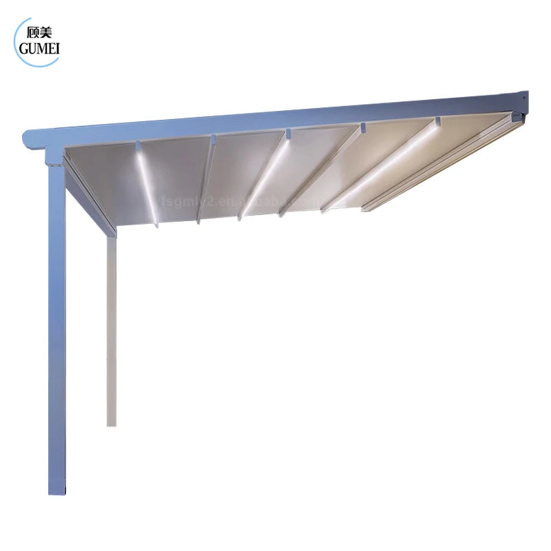 Hot Sale Sun Protection Electric Folding Roof Retractable Awnings for Outdoor Bars