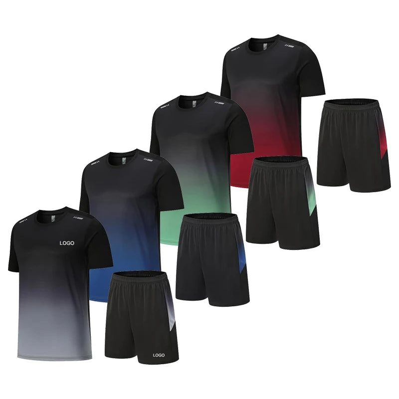 Men's Custom Polyester Jogging Sportswear Gym Tracksuit Shorts Oversize Street Wear for Summer Training for Adults