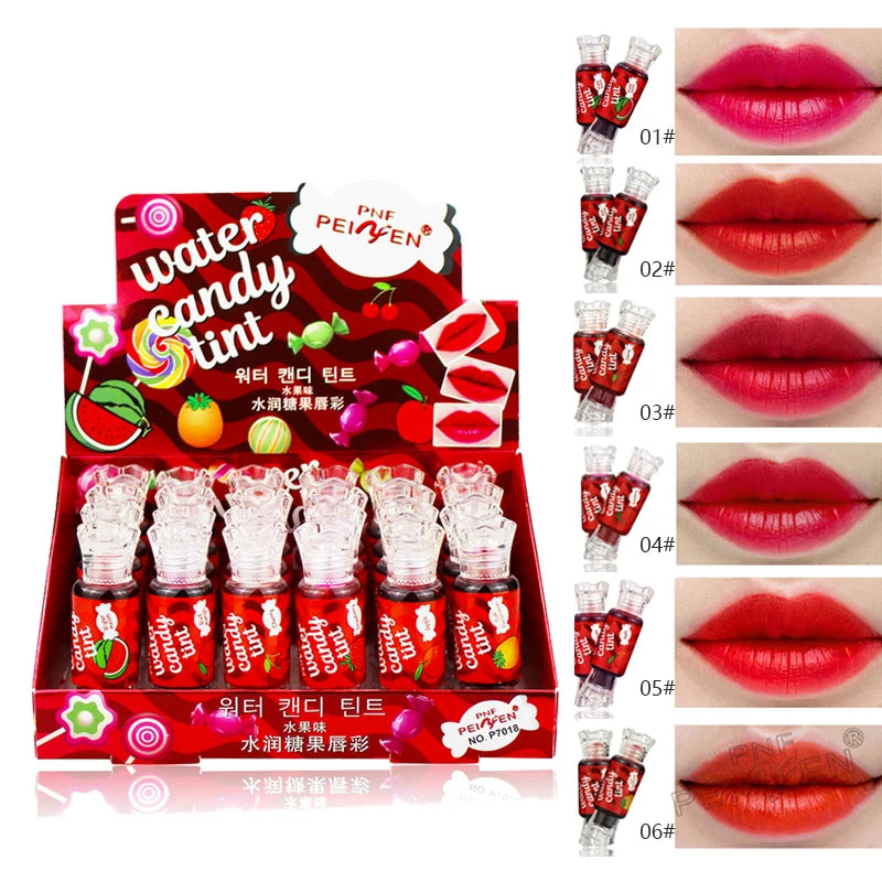 7018B Korean Lip Stain Tint Wholesale Waterproof Lip Tint Rebranding Long Lasting Cute Water Cheek and Lip Tint Oil Gloss