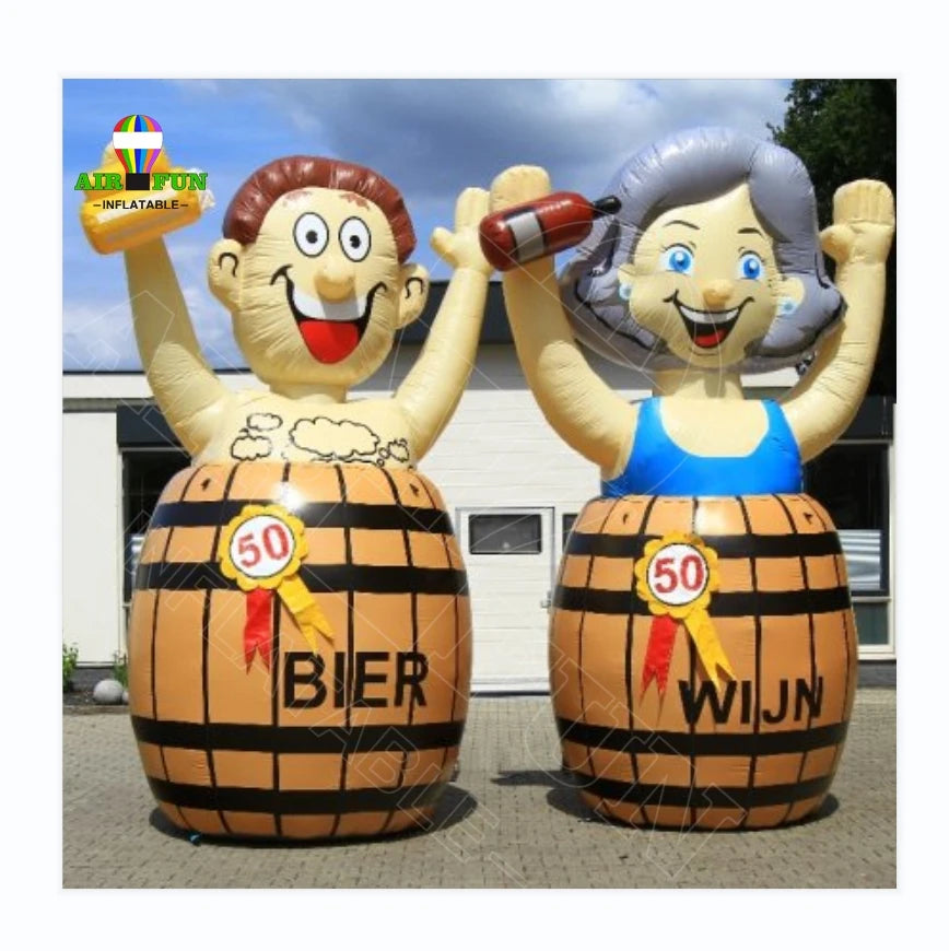 AIRFUN Outdoor Party Event Show Blow up Netherlands Cartoon Model Advertising Inflatable Abraham Feest