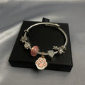 Cute Models Charm Beads Women Girls Fashion Different Pendant  Charms Bangles