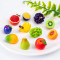 New Realistic Fruit Vegetable Simulation Litchi Strawberry Pepper Mini Handicraft Ornaments Artificial Resin Crafts Decoration