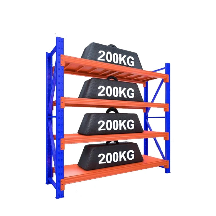 Customized Light Duty Metallic Adjustable Shelves Storage Use Assemble Boltless Supermarket Rack