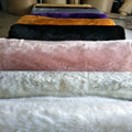 White Black pink Purple Washable Faux Fur Material Fabrics Textile Rolls