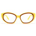 Direct Factory Sales Fashionable Solid Pattern Cat Eye Optical Glasses with Color Matching Acetate Optimal Vision Stylish Design
