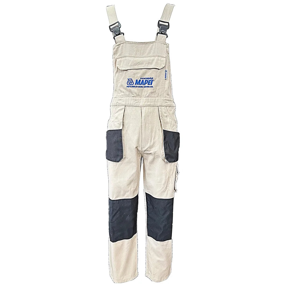 Logo Embroider Flame Retardant Waterproof Breathable Dust-Proof Anti-static Anti-oil Anti-acid and Alkali Workwear Bib Overalls