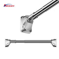ARODDY Modern Long 32mm 1.1-1.5m Stainless Steel Extensible Retractable Curtain Rod Track for Bathroom Wholesale