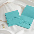 PandaSew Custom Logo Luxury Jewelry Pouch Packaging Microfiber Envelope Flap Package Bag