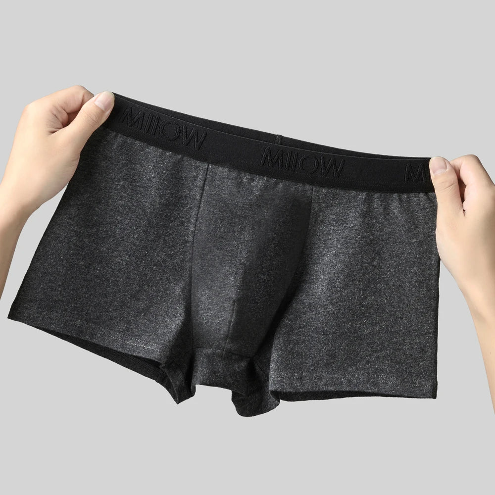 Custom Logo Print Mid-Rise Elastic Waistband Quick Dry Breathable Eco-Friendly RTS Bulge Pouch Basic Male Boxers Briefs