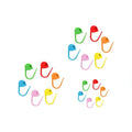Wholesale Plastic Knitting Sweater Marker Tools Crochet Latch Locking Needle Clip Hook Safty Pins Stitch Markers