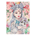 Ever Moment Diamond Art Paintings 50x70 Mosaic Girls Cartoon Fantasy Beads Cross Stitch Kits DIY Craft Crystal Art Decor 4Y2096