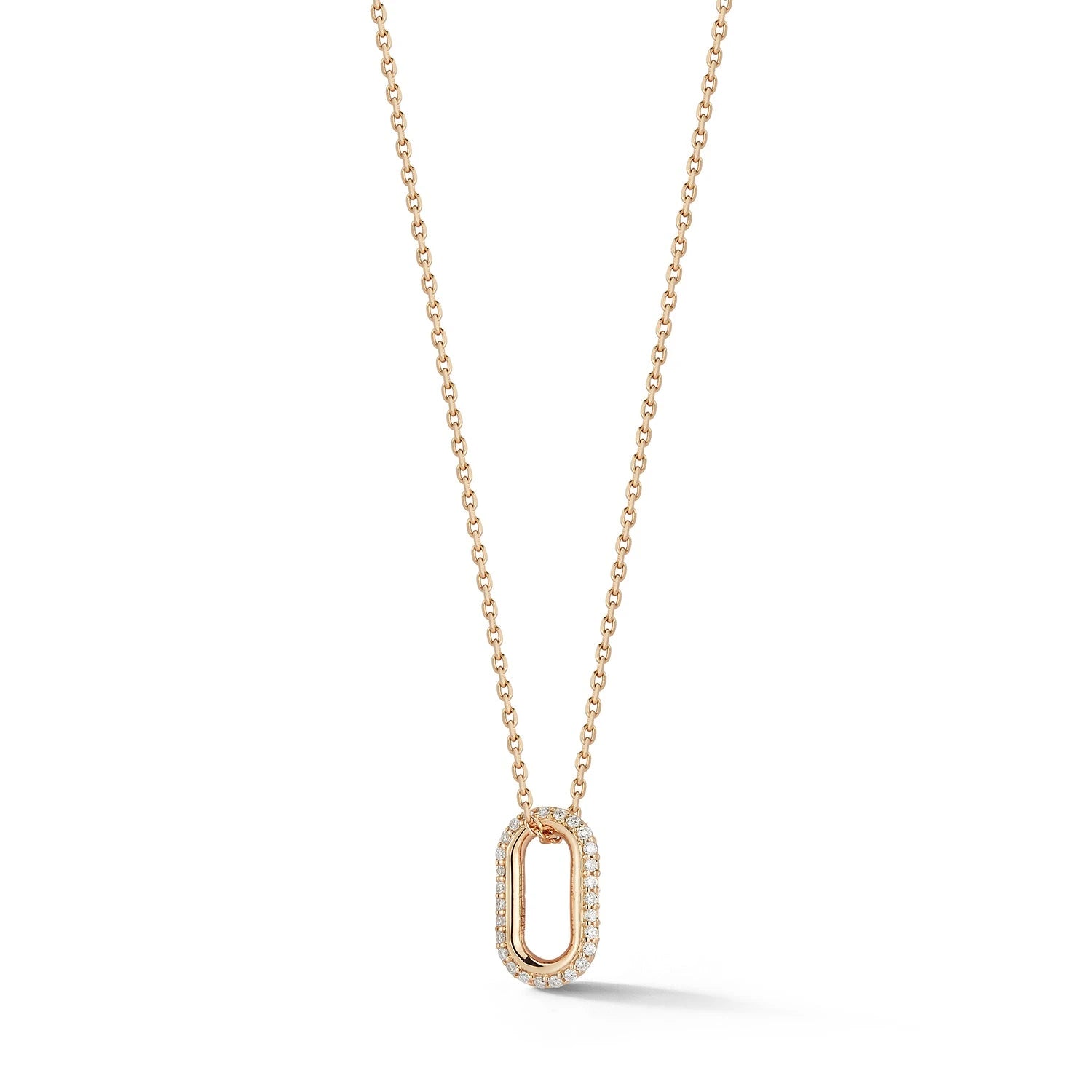 Laodun INS Fashion Popular Sterling Silver Necklace Personalized Elegant Pendant Geometric S925 Zircon Necklace Vermeil