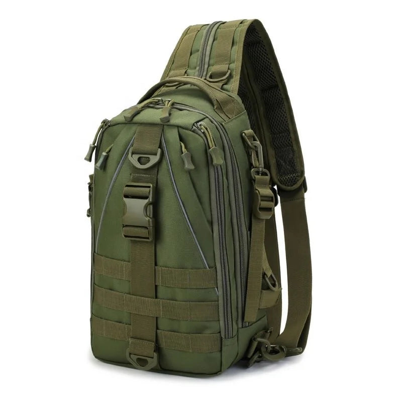 Fishing Tackle Bag Fishing Gear Storage Backpack for Men and Women Multifunctional Sling Fishing Bag With Rod Holder