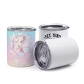 10oz Travel Straight Cup Seamless Sublimation Blanks Tumbler Slide Lid Mug No Handle  Tumbler Hot and Cold