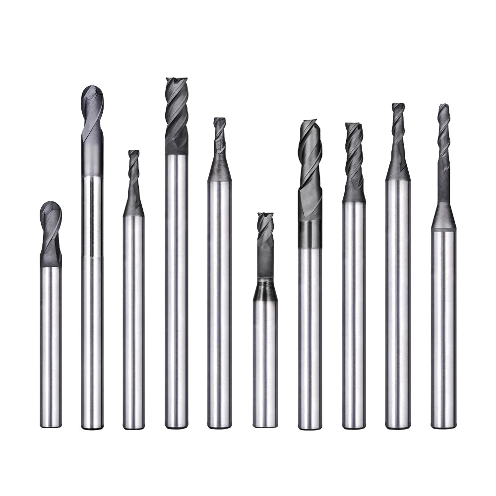 2/3/4 Flute End Mill Carbide Milling Cutters for Graphite Milling Custom ODM/OEM Support