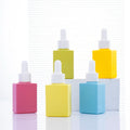 5ml 10ml 15ml 30ml 50ml 60ml 80ml 100ml Clear Paint Frosted Square Rectangle Essential Oil Glass Dropper Bottle