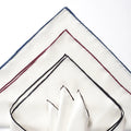 High-end Fashion Plain Pocket Square for Men's Business Wedding Suit Dress Customizable Design All-season Use
