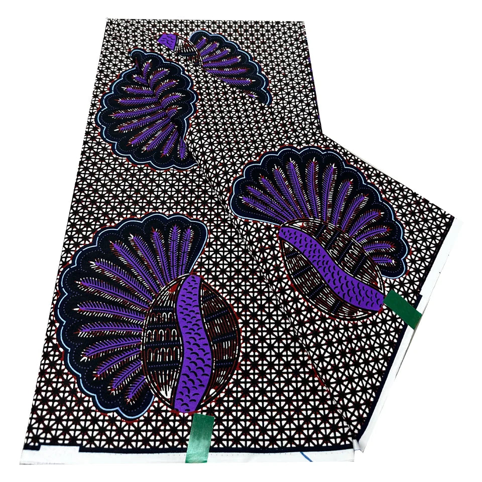 High Quality Africa Clothing Nigeria Ankara Fabric African 100% Cotton Wax Print Fabric Hollandais Wax for Sewing Dress & Suit
