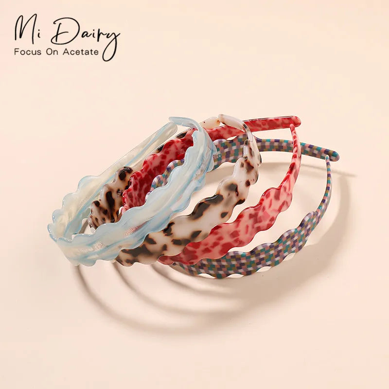 MiDairy 23mm Factory Wholesale Acetate Headband Hair Accessories Fashion Girl Headband for Women