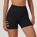 High Quality Women's Workout Peach Printed Red High Waist Yoga Shorts Casual Hip Lift Seamless Sexy Pants-Wholesale