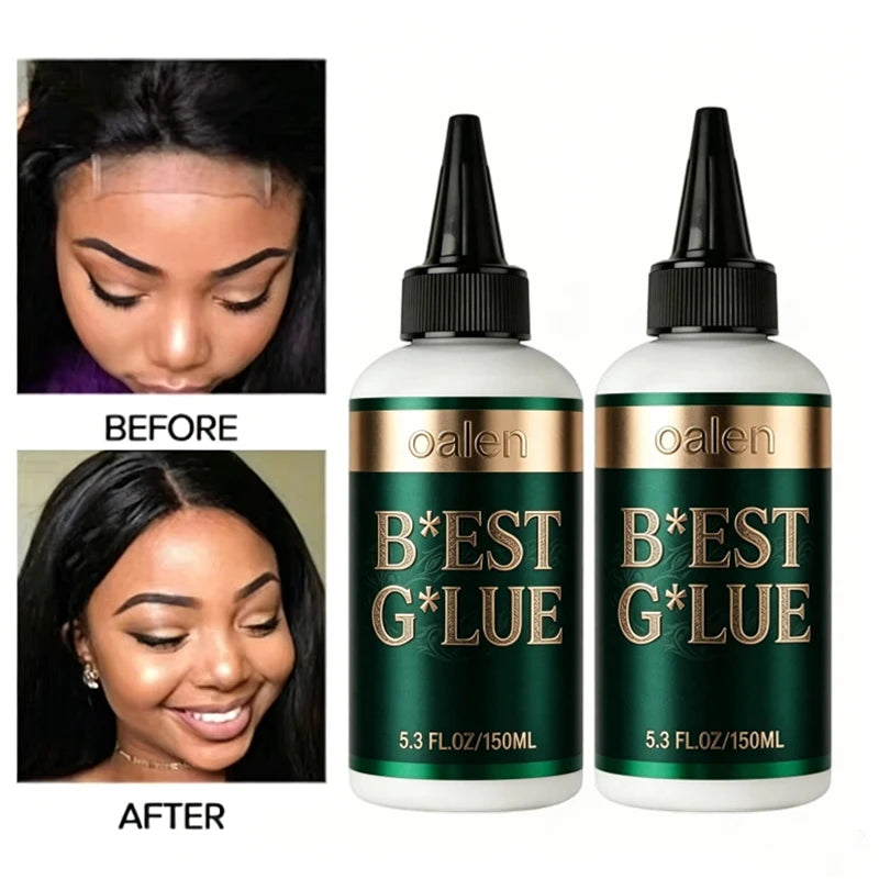 150ml 5.3oz High Quality Adhesives Custom Logo Wig Glue Waterproof Lasting Strong Hold Lace Glue for Hair